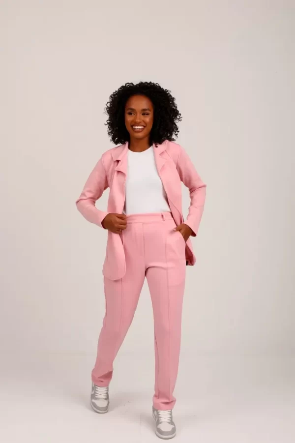 Conjunto Feminino de luxo  Lady Griffe  Rosa Bebê - Image 5
